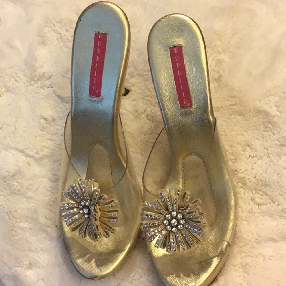 Clear sexy heels